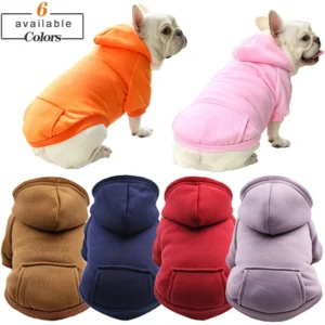 Dog Winter Hooded Sweatshirt for Small and Medium Doggy Pet